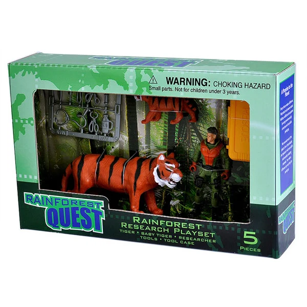 Rainforest Quest Tigers Research Tools Playset