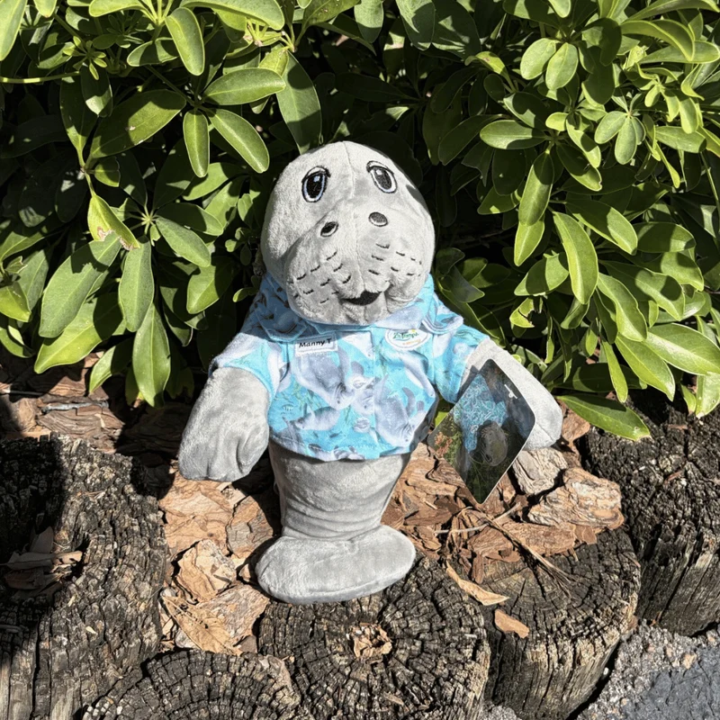Manny-T the Manatee - ZooTampa Mascot 12" Plush