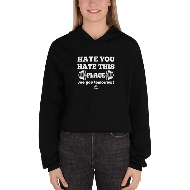 Hate This Place Womens Hoodie