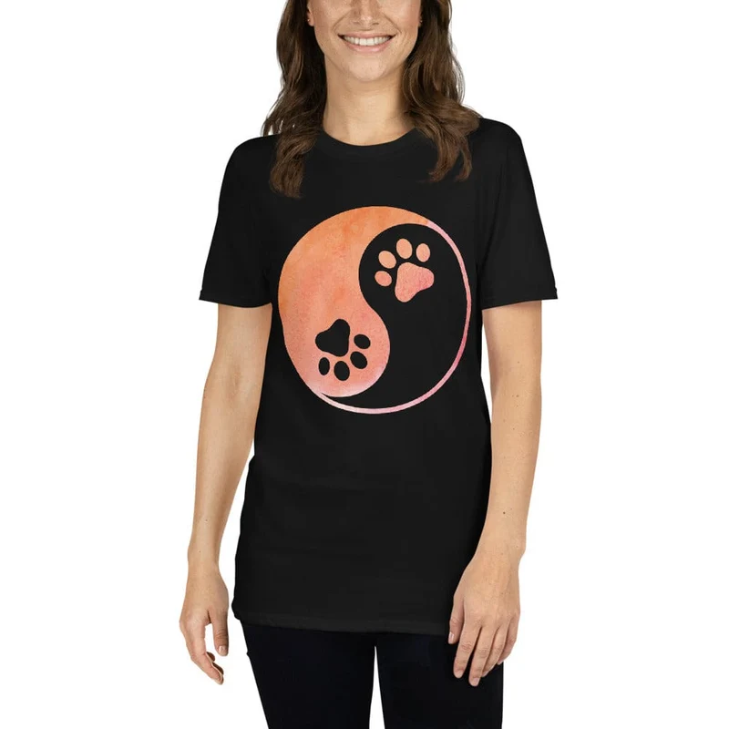 Ying Yang Cat T-Shirt
