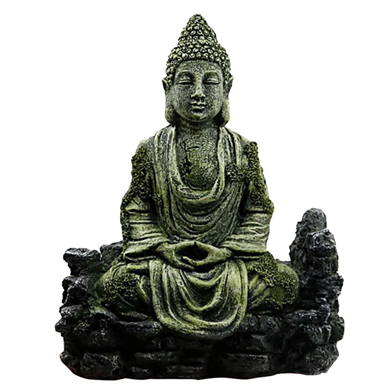 Ornament Buddha Statue Fish Tank Accessories