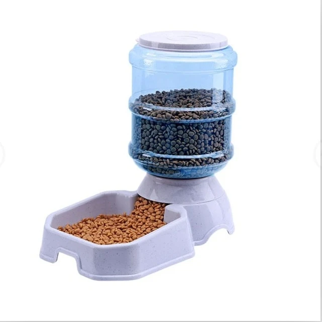 3.8L Plastic automatic feeder and water