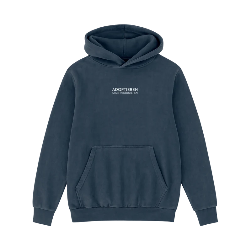 Hoodie Unisex "ADOPTIEREN STATT PRODUZIEREN"
