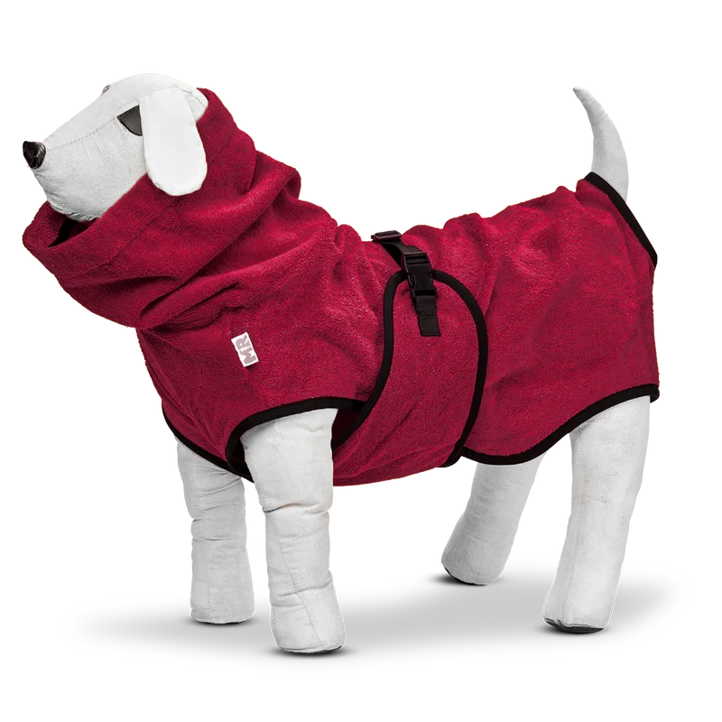 Bademantel DOGDRY Himbeere
