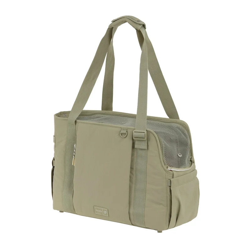 Palopa HUNDETASCHE CRINKLED - WEDA, PALE OLIVE
