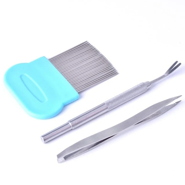 3pcs/Set Pet Dog Flea Remover Tick Removal Tool