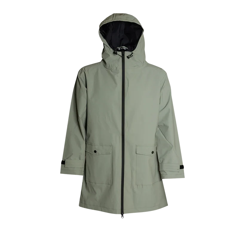 Regenjacke vollreflektierend Khaki