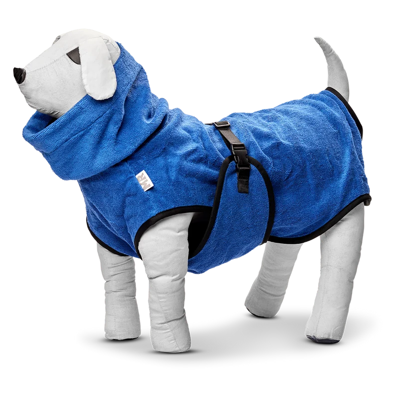 Bademantel DOGDRY Kobalt