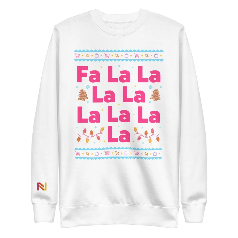 Fa La La La Ugly Holiday Sweater
