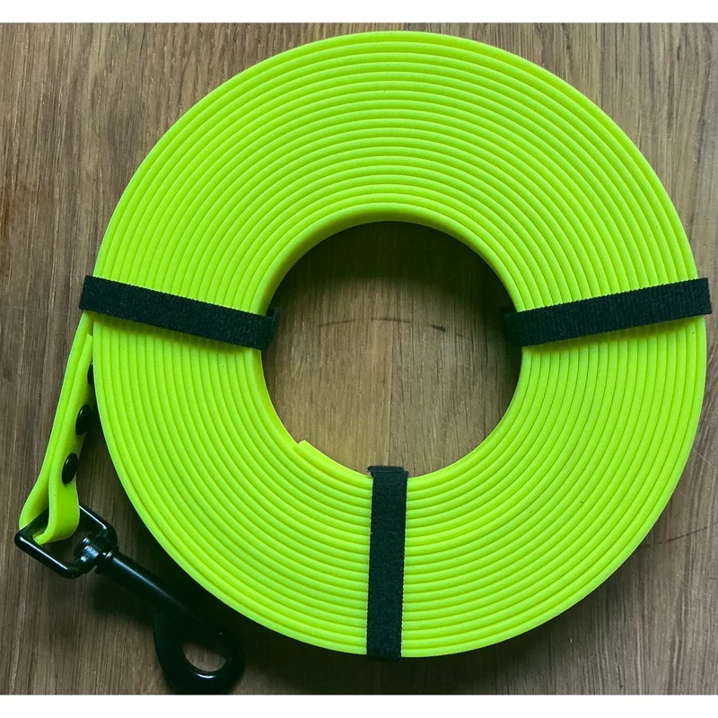 Schleppleine aus Biothane, eigene Herstellung- 7,5 Meter-16 mm