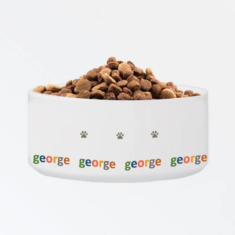 Paws Classic Personalized Large Dog Bowl