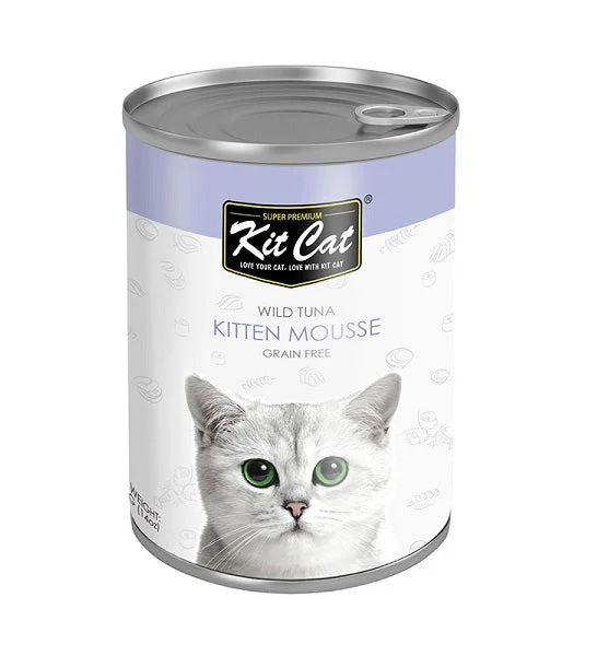 Kit Cat Wild Tuna Kitten Mousse Wet Food - 400G (Minorly Damaged)