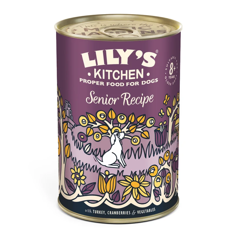Expiry Date 14-Nov-26 Lily's Kitchen Senior Recipe Dog Wet Food - 400G