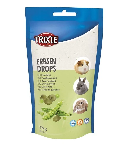 Expiry Date 30-Sep-26 Trixie Pea Drops Small Pet Treats - PEA/75G