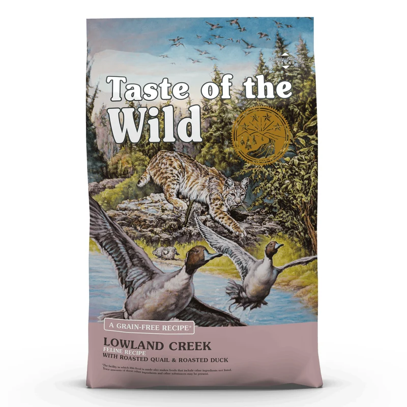 Expiry Date 18-Dec-26 Taste of The Wild LowLand Creek Feline Recipe Dry Cat Food - 2kg