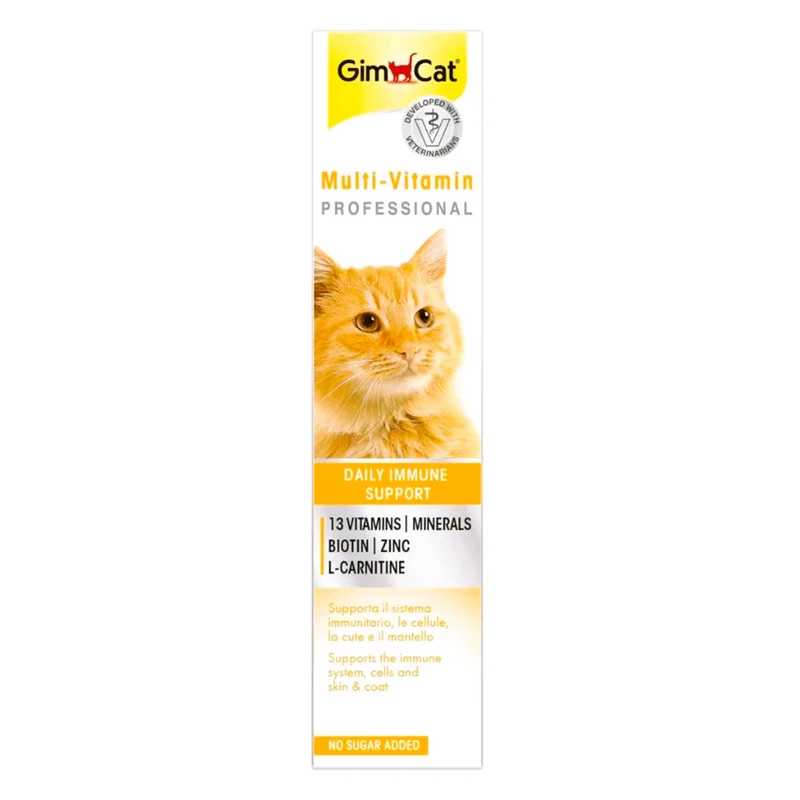 Gimborn GimCat Multi-Vitamin Professional Daily Immune Support Paste for Cats