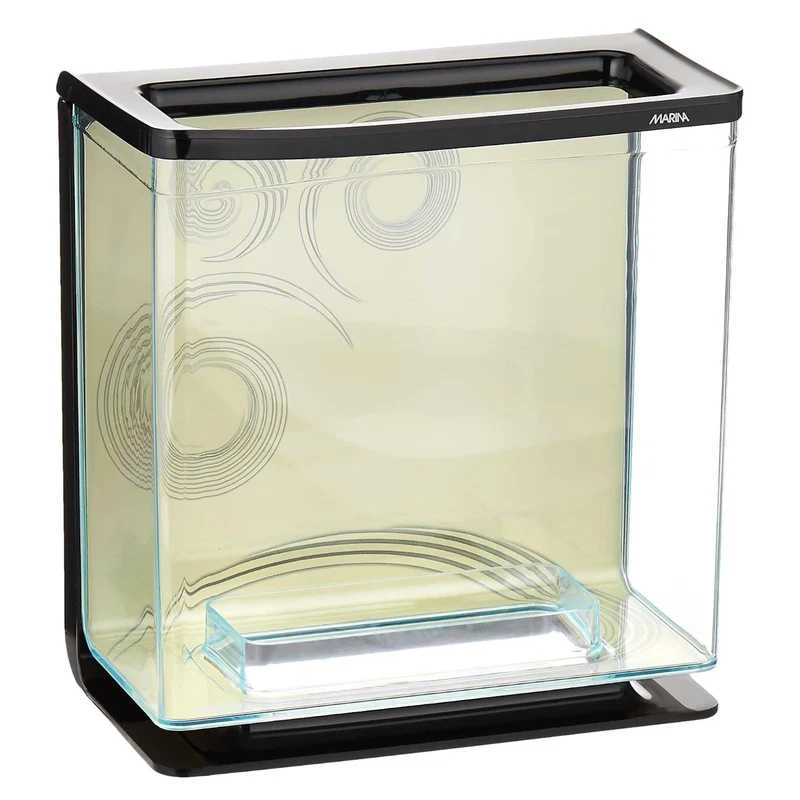 Fluval Marina Betta Kit Zen Theme Black Starter Aquarium for Betta Fish 3L