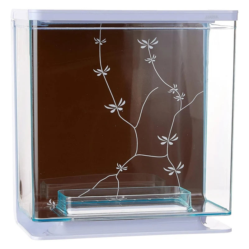 Fluval Marina Betta Kit Contemporary White Starter Aquarium for Betta Fish 3L