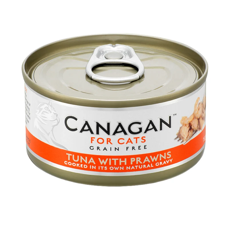 Canagan Tuna with Prawns in Gravy Kitten & Adult Cat Wet Food 75G