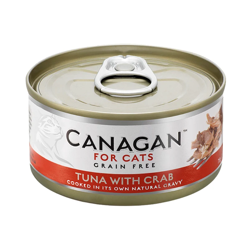 Canagan Tuna with Crab in Gravy Kitten & Adult Cat Wet Food 75G