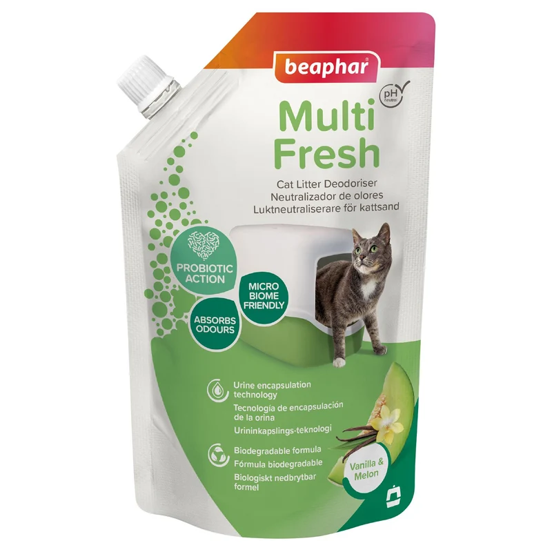 Beaphar Multi Fresh Vanilla & Melon Scent Cat Litter Deodoriser 400G