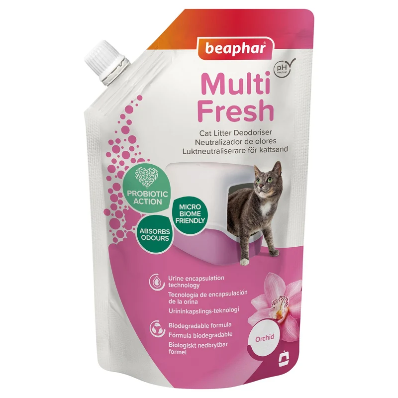 Beaphar Multi Fresh Orchid Floral Scent Cat Litter Deodoriser 400G