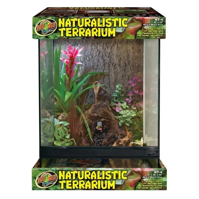 Zoo Med Naturalistic Terrarium NT-4 Glass Terrarium for Reptiles 46x46x60cm