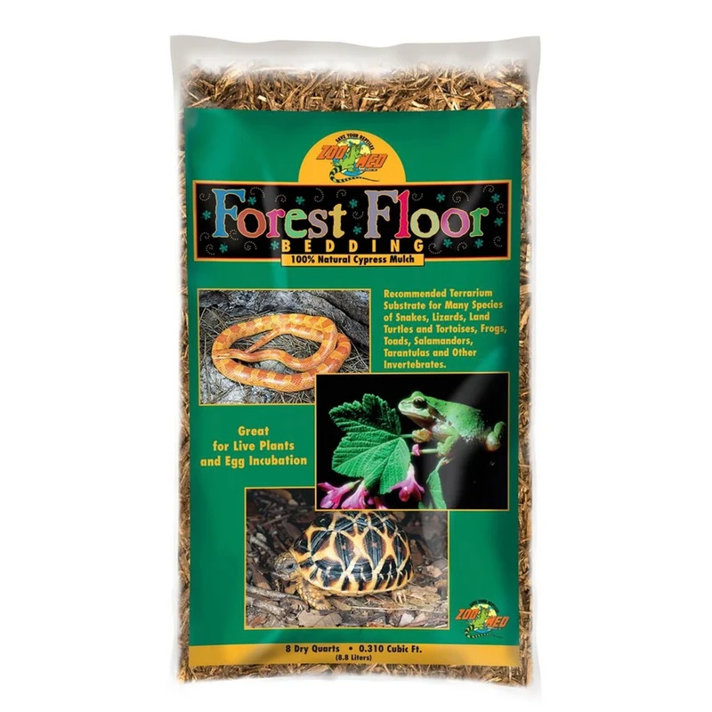 Zoo Med Forest Floor Natural Cypress Mulch Bedding for Reptiles 8.8L