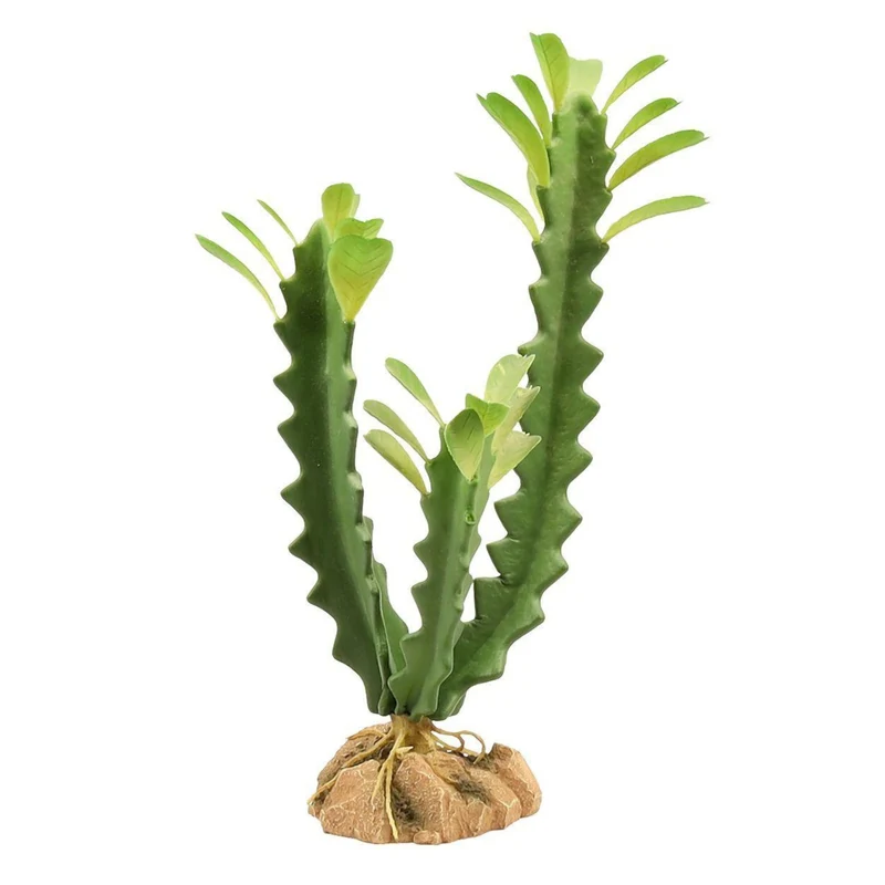 Zoo Med Desert Flora Euphorbia Artificial Terrarium Plant for Reptiles