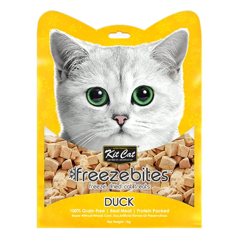 Kit Cat Freezebites Duck Freeze-Dried Cat Treats 15G