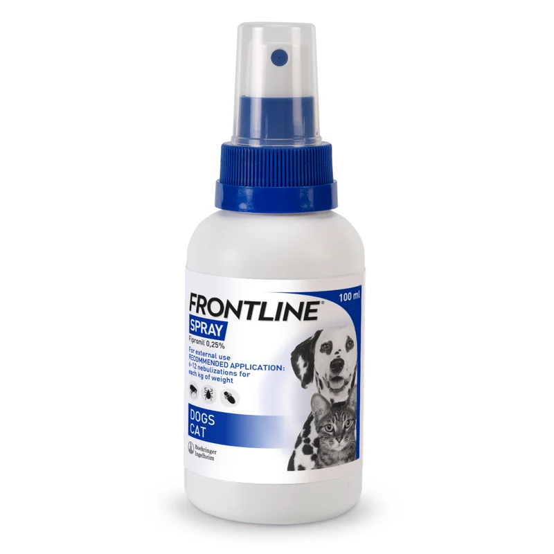 Frontline Flea & Tick Treatment Pump Spray For Dogs & Cats 100ML