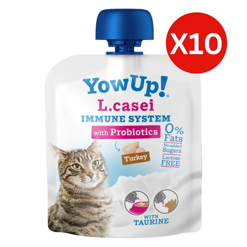 YowUp L.Casei Turkey Cat Wet Food - 85G - Pack of 10