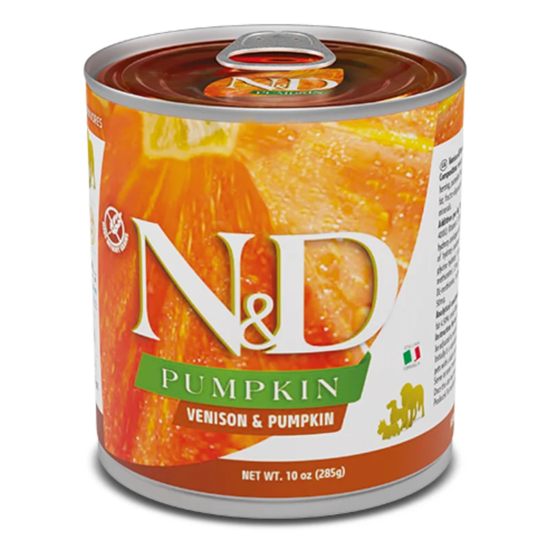 Farmina N&D Venison & Pumpkin Grain-Free Adult Wet Dog Food 285G