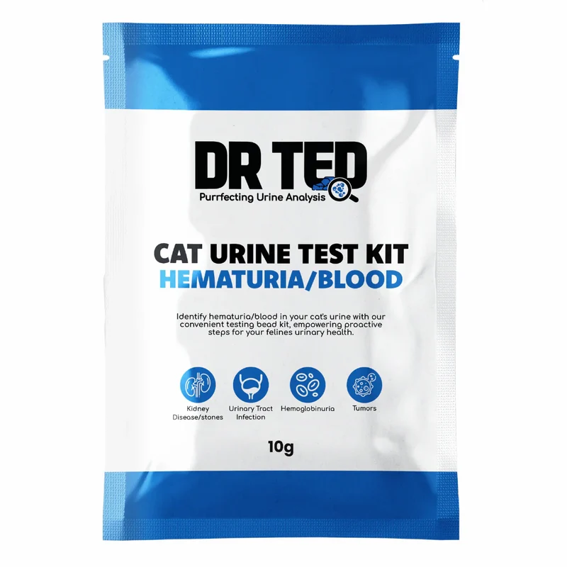 DR TED Cat Urine Test Kit for Hematuria/Blood 10g