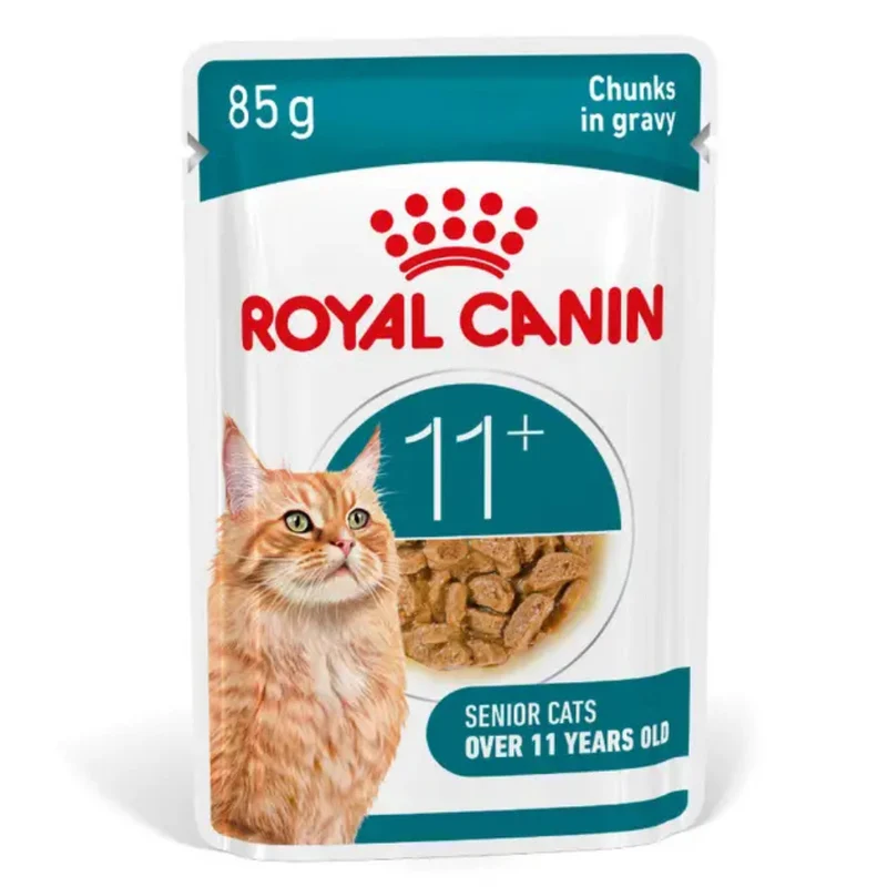 Royal Canin Ageing 11+ Chunks in Gravy Wet Cat Food - 85G