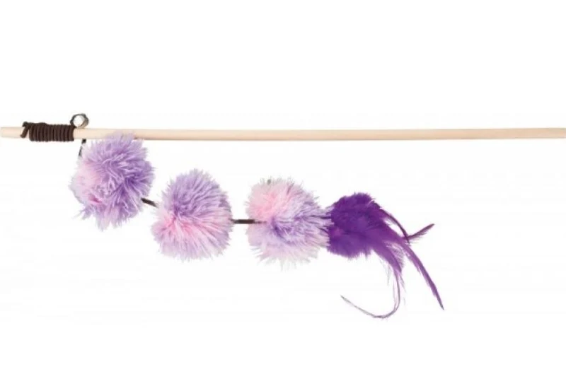 Trixie Playing Rod with Pompom Balls Toy for Cats