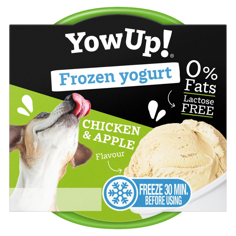 YowUp Frozen Yogurt Chicken & Apple Dog Treat 110g