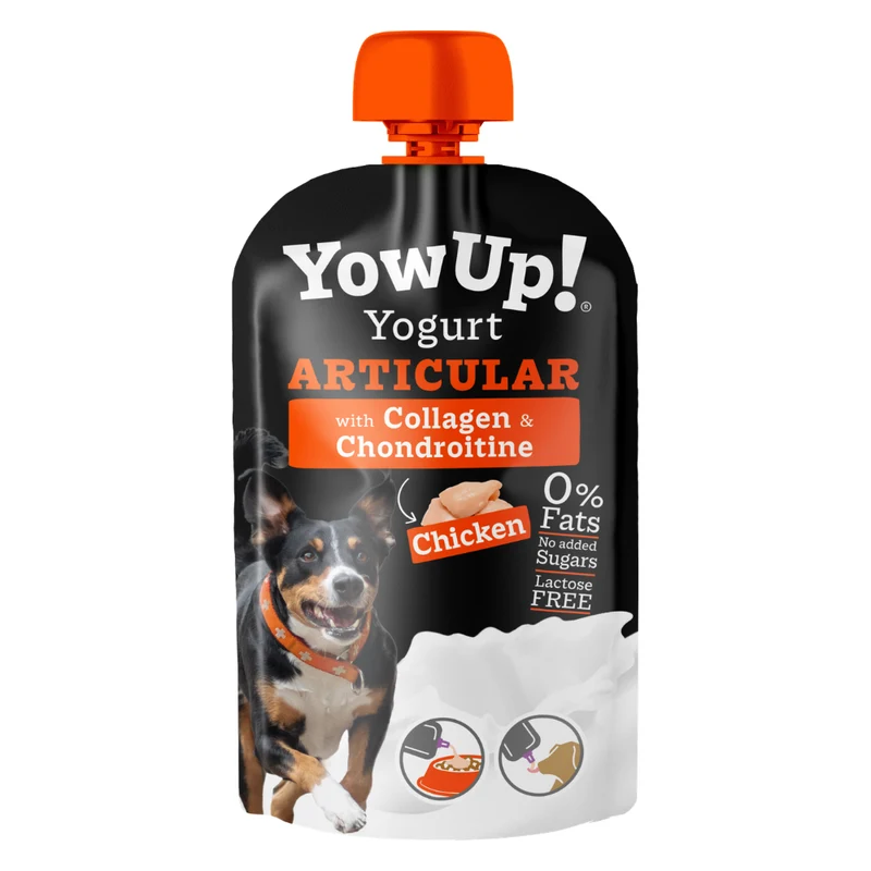 YowUp Yogurt With Prebiotics Articular Dog Wet Food Topper Chicken 115g