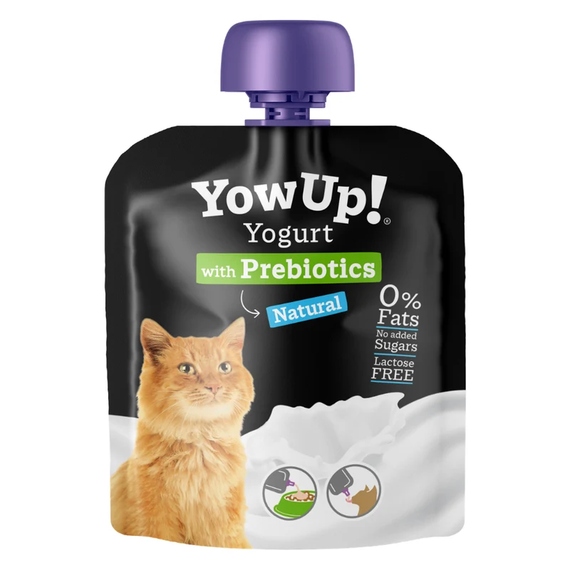 YowUp Yogurt With Prebiotics Natural Cat Wet Food Topper 85g