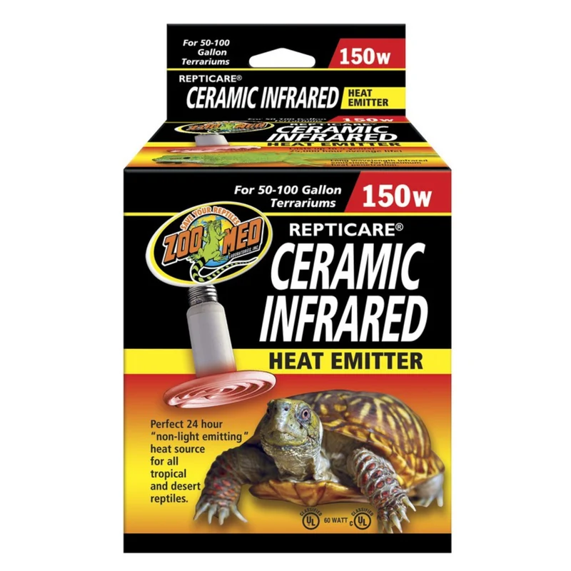Zoo Med Ceramic Infrared Heat Emitter 150W For Reptile Terrarium