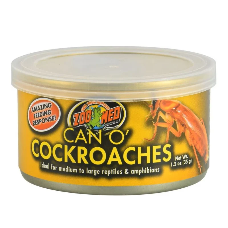 Zoo Med Can O' Cockroaches Reptile Food 1.2OZ