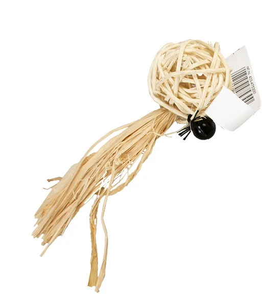 D&D Home Rattan Ball Natural Cat Toy 4x14x4cm