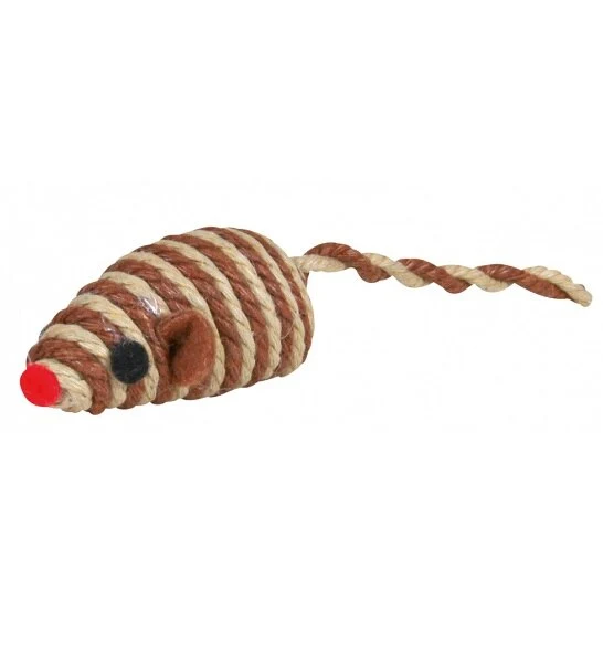 Trixie Cuddly & Chew Mice - Cat Toy With Rattle 5CM