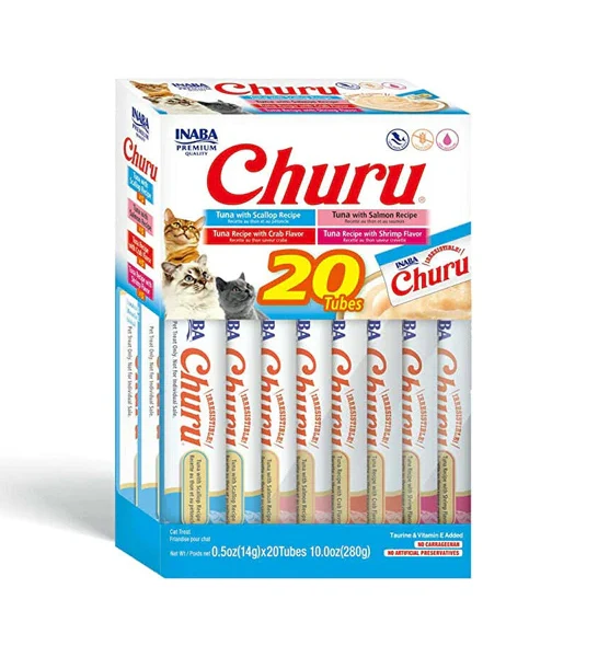 Inaba Churu Tuna Variety Pack Cat Treats 20x14g
