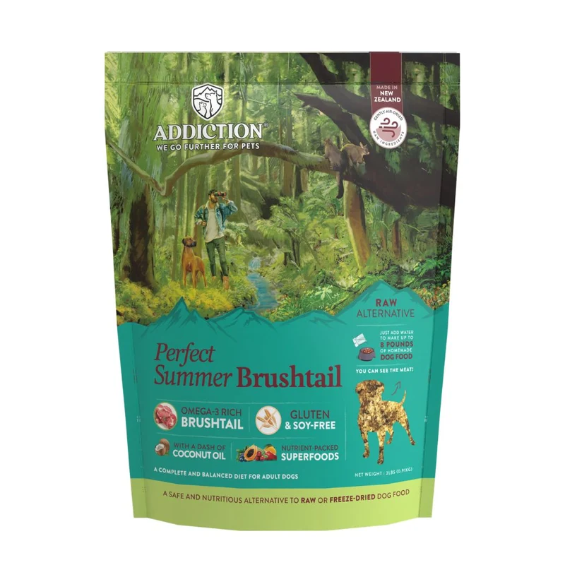 Addiction Perfect Summer Brushtail Grain-Free Air-Dried Dog Food 910G