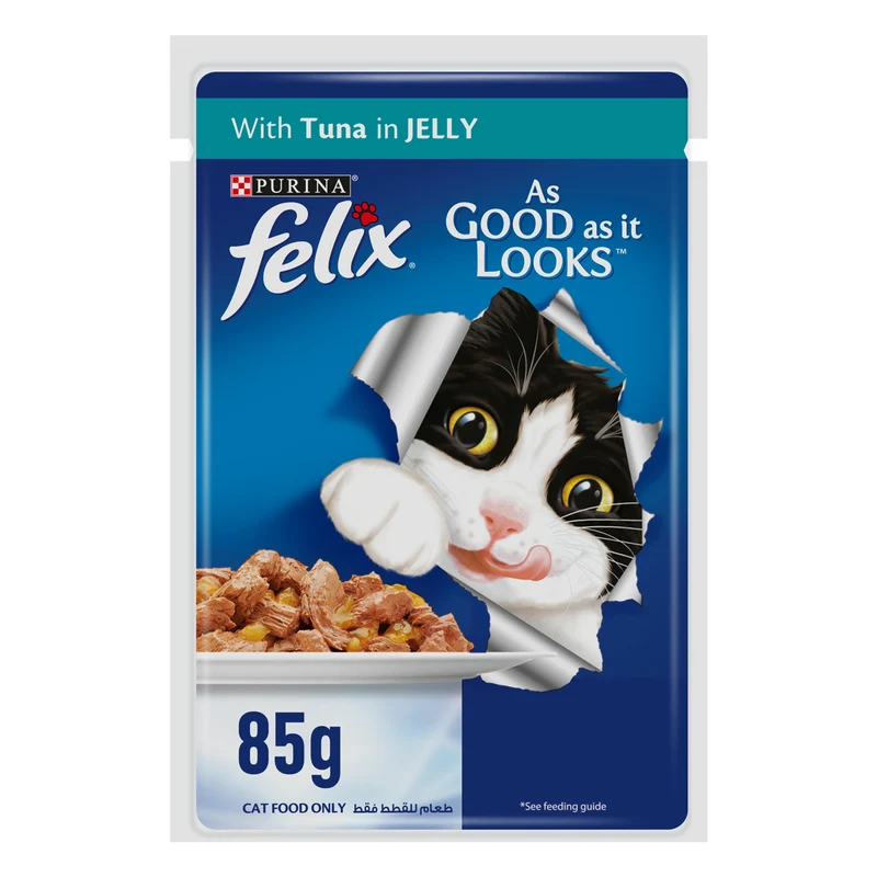 PURINA Felix as Good as it Looks Sardine in Jelly Wet Cat Food - 85G