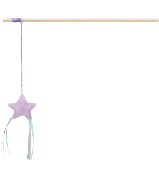 Trixie Junior Playing Rod with Plush Star 40cm