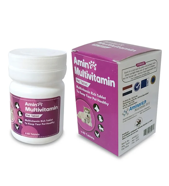 Aminorich Nutrients Multivitamins For Pets 40 tablets
