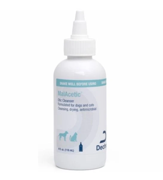 Dechra MalAcetic Otic Cleanser for Dogs & Cats 118ml
