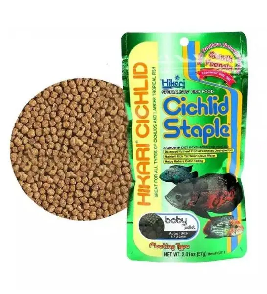 Hikari Cichlid Staple Medium Pellets Fish Food 57G